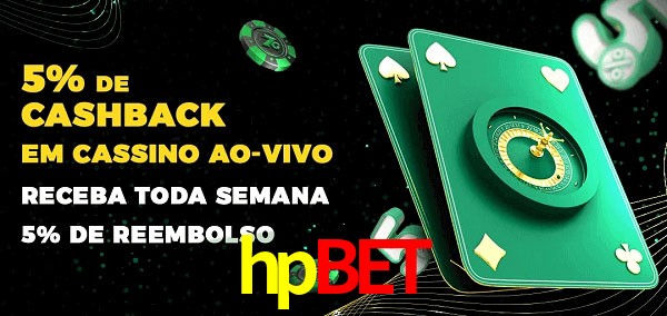 Promoções do cassino ao Vivo hpbet